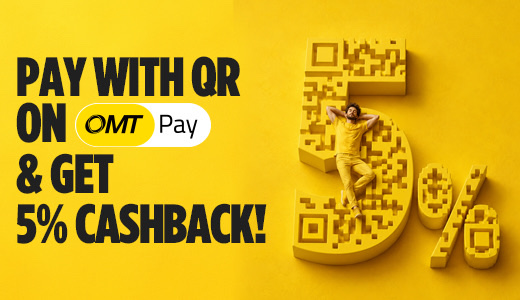 5% cashback with OMT Pay